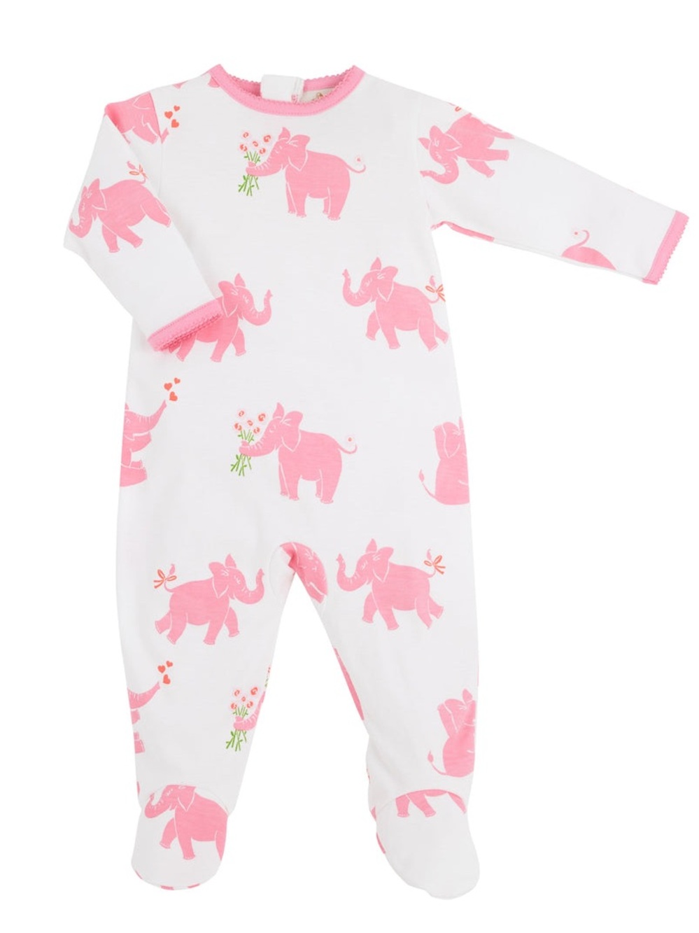 Beaufort Bonnet Rock Me Romper Precious Peanuts in Hamptons Hot Pink 0-3 Months